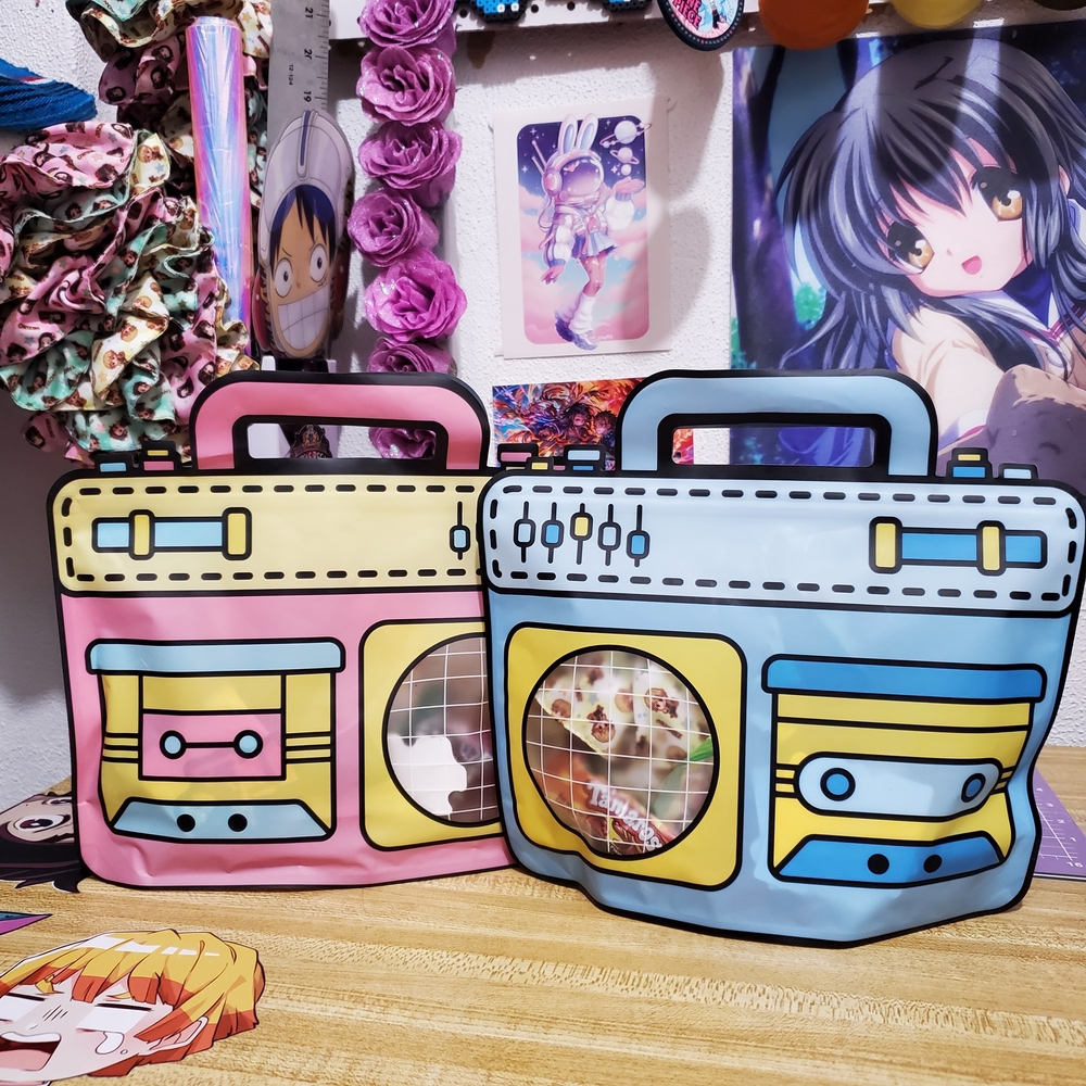 Colorful Boombox Shaped Bags
